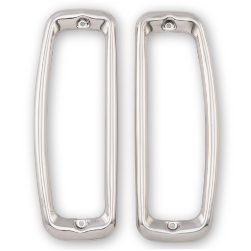 PartzBiz CM: C7TZ-99279A6-7S-Scott Drake Tail Light Bezels, Stainless Steel PartzBiz CM: C7TZ-99279A6-7S-Scott Drake Tail Light Bezels, Stainless Steel
