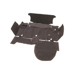 PartzBiz CM TMK-CP-67-BK - Scott Drake Trunk Carpet Kit (Coupe, Black)