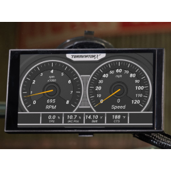 PartzBiz CM 553-200 - Holley EFI 5-inch Digital Dash