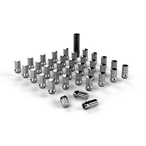 PartzBiz CM: 1050916-Spline Drive Lug Nut Kit - 9/16 PartzBiz CM: 1050916-Spline Drive Lug Nut Kit - 9/16