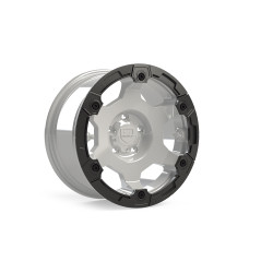 PartzBiz CM 1056012 - Modular Rash Ring Kit W/ Hardware - Black (6-Spoke)