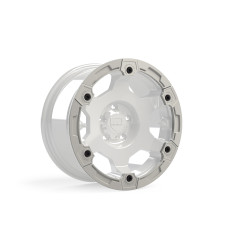 PartzBiz CM 1056016 - Modular Rash Ring Kit W/ Hardware - White (6-Spoke)