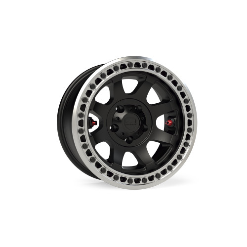 PartzBiz CM: 1059056-Olympus Beadlock Off-Road Wheel - 5x5'' -25mm - Metallic Black