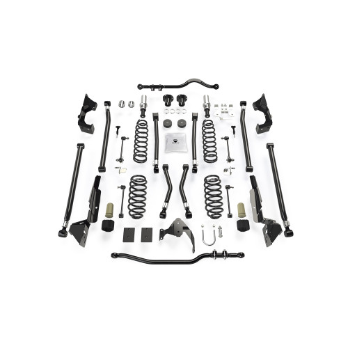 PartzBiz CM: 1334001-JK 4dr: 4” Alpine RT4 Long Arm Suspension System - No Shocks - RHD