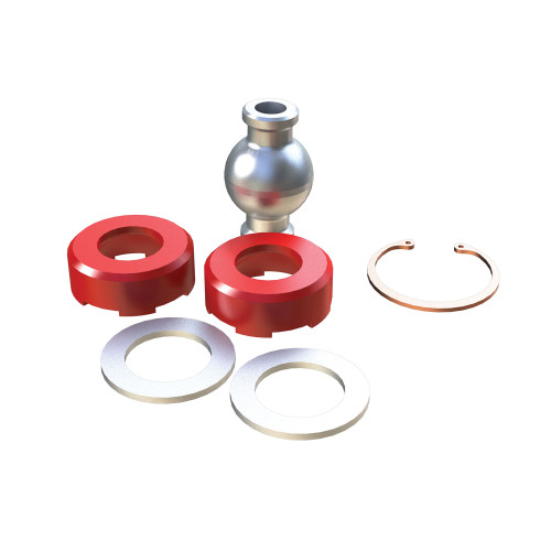 PartzBiz CM: 1951400-JK Small Rear Upper Long Adjustable Control Arm Joint Rebuild Kit - Frame End