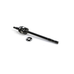 PartzBiz CM 3333118 - JK: Tera30 Front Axle Shaft W/ Outer Stub & Rubicon U-Joint - Left - 27-Spline