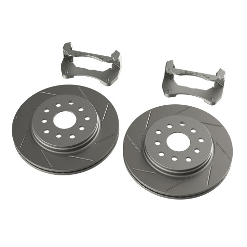 PartzBiz CM: 4303490-JK: ชุดเบรกหน้า Big Rotor Kit พร้อมจานเบรกแบบมีร่อง - 5x5 PartzBiz CM: 4303490-JK: ชุดเบรกหน้า Big Rotor Kit พร้อมจานเบรกแบบมีร่อง - 5x5