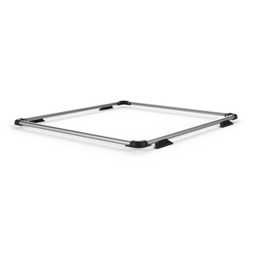 PartzBiz CM: 4722070-JK 4dr: Nebo Roof Rack Raised Rail Kit - สีเงิน
