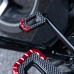 PartzBiz HD: 19011456-Panda Matching Shifter Pegs for Harley Touring Softail Models - Black+Red PartzBiz HD: 19011456-Panda Matching Shifter Pegs for Harley Touring Softail Models - Black+Red