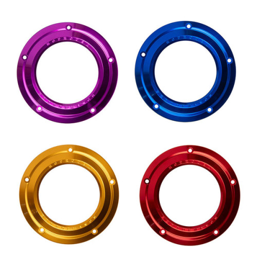 PartzBiz HD: 19012479-Transparent 5-Holes Derby Cover Fit For '16-Later Touring - Blue PartzBiz HD: 19012479-Transparent 5-Holes Derby Cover Fit For '16-Later Touring - Blue