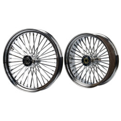 PartzBiz HD 190324570 - Fat Spoke Tubeless Wheel For Harley Sofail 2018+ Street Bob & Softail Standard - 18x5.5” Rear Wheel