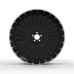 PartzBiz HD: 190324577-Hoprousa 3D Custom Motorcycle Blade Stripe Forged Rear Front Wheels with Hubs For 2018-2025 Harley Softail Fat Boy Breakout Street Bob - 18x4.25