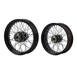 PartzBiz HD 190325469 - Stock Size Spoke Tubeless Wheel For Harley Sofail 2018+ Street Bob & Softail Standard - Chrome Front 19x2.5
