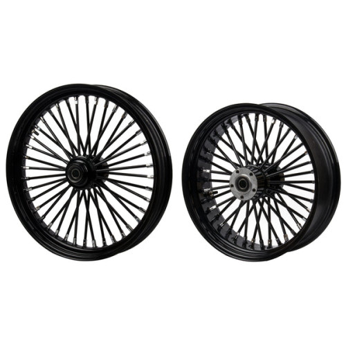 PartzBiz HD: 19033215-Fat Spoke Stock size Tubeless Wheel For Harley Sofail 2018+ Street Bob & Softail Standard - 19x2.5