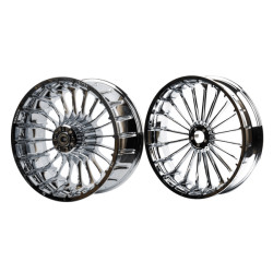 PartzBiz HD 190347126 - Chrome Tubeless Wheels For Harley Softail Fat Boy 2018-2025 - 23x3.75 PartzBiz HD 190347126 - Chrome Tubeless Wheels For Harley Softail Fat Boy 2018-2025 - 23x3.75