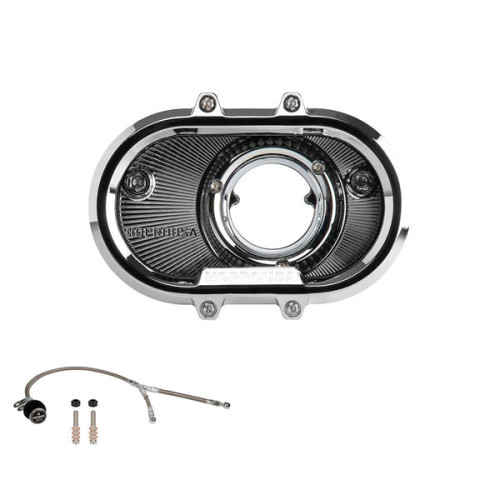 PartzBiz HD: 190356486-Super Ring Air Cleaner For Harley Davidson 2018-2024 Softail 107/114/117 All Models & 2017-2023 Touring 107/114/117 All Models - chrome with oil bypass kits PartzBiz HD: 190356486-Super Ring Air Cleaner For Harley Davidson 2018-2024 Softail 107/114/117 All Models & 2017-2023 Touring 107/114/117 All Models - chrome with oil bypass kits