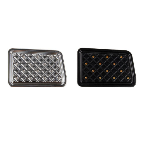 PartzBiz HD: 19041529-Waffle Matching Brake Pad For Harley 1986+ Touring All models - Chrome