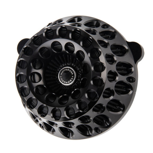 PartzBiz HD: 19051326-Fat Hole Air Cleaner For Harley Davidson 2024+ Touring 117/121 & 2025+ Softail 117 All Models - Black PartzBiz HD: 19051326-Fat Hole Air Cleaner For Harley Davidson 2024+ Touring 117/121 & 2025+ Softail 117 All Models - Black