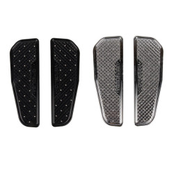 PartzBiz HD 19051475 - Waffle Rider Stretched Floorboards For Harley 1986+ Touring All models - Black