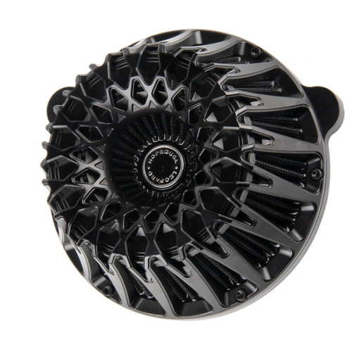 PartzBiz HD: 19053145-Spider Air Cleaner For Harley Davidson 2024+ Touring 117/121 & 2025+ Softail 117 All Models - Black PartzBiz HD: 19053145-Spider Air Cleaner For Harley Davidson 2024+ Touring 117/121 & 2025+ Softail 117 All Models - Black