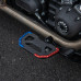 PartzBiz HD: 19054123-Panda Rider Footboard For Harley 2018-2025 Softail Standard Street Bob Low Rider S/ST Breakout - Black+Blue PartzBiz HD: 19054123-Panda Rider Footboard For Harley 2018-2025 Softail Standard Street Bob Low Rider S/ST Breakout - Black+Blue
