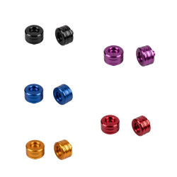 PartzBiz HD 19061248 - Front Axle Nut Covers for Harley 2018+ M8 Street Bob Fat Boy Breakout Softail Standard - Glod / Street Bob Rear PartzBiz HD 19061248 - Front Axle Nut Covers for Harley 2018+ M8 Street Bob Fat Boy Breakout Softail Standard - Glod / Street Bob Rear
