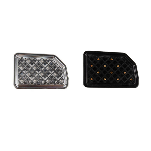 PartzBiz HD: 19064790-Waffle Matching Brake Pad For Harley 2018+ Fat Boy/Breakout - Chrome PartzBiz HD: 19064790-Waffle Matching Brake Pad For Harley 2018+ Fat Boy/Breakout - Chrome