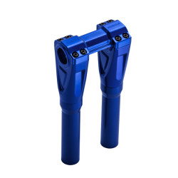 PartzBiz HD 7 - Hoprousa 6/8/10/12 icnh Height fit 1&1.25 inch Size Handlebar Adjustable Handlebar Riser with Stright Up For Harley Dyna Fat Bob Street Bob Low Rider Touring Electra Glide Fatboy Aluminum - Blue / 10 inch PartzBiz HD 7 - Hoprousa 6/8/10/12 icnh Height fit 1&1.25 inch Size Handlebar Adjustable Handlebar Riser with Stright Up For Harley Dyna Fat Bob Street Bob Low Rider Touring Electra Glide Fatboy Aluminum - Blue / 10 inch