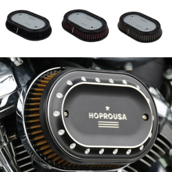 PartzBiz HD AIR-114-BLK - Hoprousa High-flow Washable Air Filter for Harley Davidson Softail 2018+ Fat Boy Breakout Streetbob 2017+ Touring Road King Street Glide All 114 Engine Motorcycle Air Filter - Black PartzBiz HD AIR-114-BLK - Hoprousa High-flow Washable Air Filter for Harley Davidson Softail 2018+ Fat Boy Breakout Streetbob 2017+ Touring Road King Street Glide All 114 Engine Motorcycle Air Filter - Black