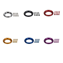 PartzBiz HD AIR-VT - Super Rings For HOPROUSA Oval Air Cleaner - Purple