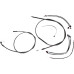 PartzBiz HD: CA016-Black Cable Brake & Clutch Line Wire Kits For Harley Davidson Softail Models 6 PartzBiz HD: CA016-Black Cable Brake & Clutch Line Wire Kits For Harley Davidson Softail Models 6