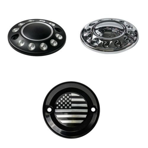 PartzBiz HD: CVR-TIM-CHR-Timing Cover For Harley M8 Softail Touring models - Chrome PartzBiz HD: CVR-TIM-CHR-Timing Cover For Harley M8 Softail Touring models - Chrome