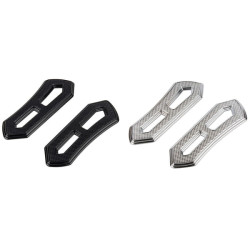 PartzBiz HD FT-BLK-01 - Diamond Rider Stretched Floorboards For Harley 2018+ Fat Boy/Heritage Classic/Deluxe/Slim - Black
