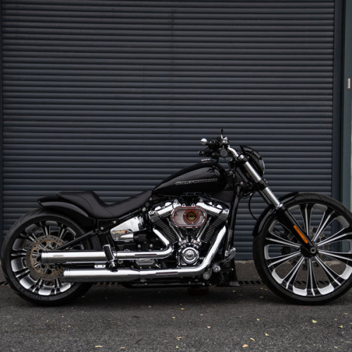 PartzBiz HD: WHL-18R-BKW-3D Forged Ape Wheels For Harley Sotail Softail Models - 18x8.5