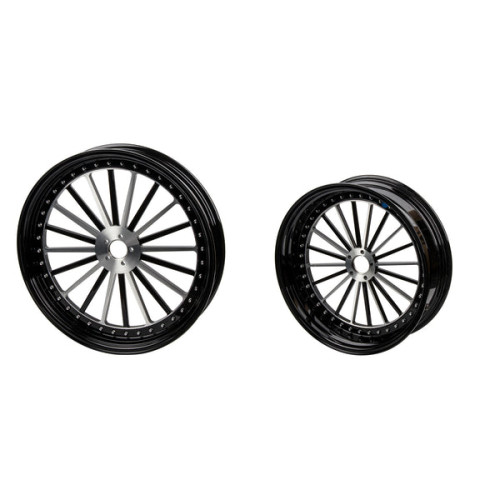 PartzBiz HD: WHL-18RF-BB-3D Forged Spoke Rivet Wheel For Harley Davidson 2018+ Softail Models - 18x5.5 PartzBiz HD: WHL-18RF-BB-3D Forged Spoke Rivet Wheel For Harley Davidson 2018+ Softail Models - 18x5.5