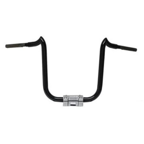 PartzBiz HD: 3470263-KST Kustoms Satin Black 12 Double Trouble Handlebars Bars Harley RG Softail Dyna