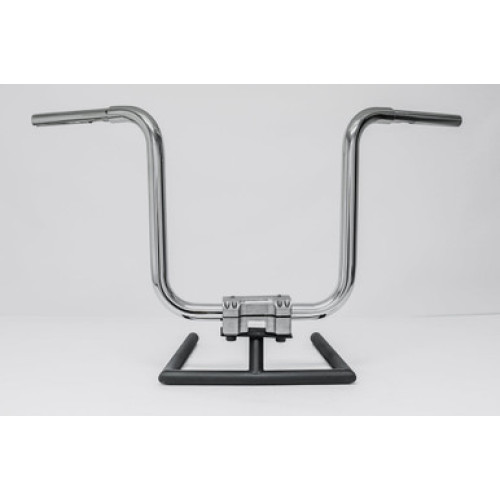 PartzBiz HD: 3470676-KST Kustoms Satin Black 14” Straight Jacket Handlebars Bars Harley FLTR 1.25”