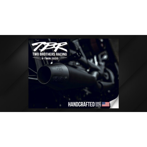 PartzBiz HD: 3459345-ท่อไอเสียสมบูรณ์ Two Brothers Racing Gen II 2-1 ขัดเงา 06-17 Harley Dyna