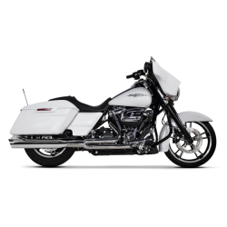 PartzBiz HD 005-4870199 - Two Brothers Stainless Shorty 2 Into 1 2-1 ท่อไอเสีย Harley Touring