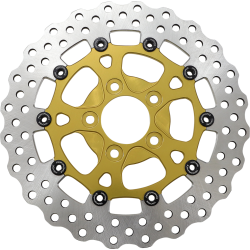 PartzBiz HD 0133-1536S-G - Performance Machine Dominator จานเบรกหลัง 2 ชิ้น 11.5‚” Gold Harley 00-14 PartzBiz HD 0133-1536S-G - Performance Machine Dominator จานเบรกหลัง 2 ชิ้น 11.5‚” Gold Harley 00-14