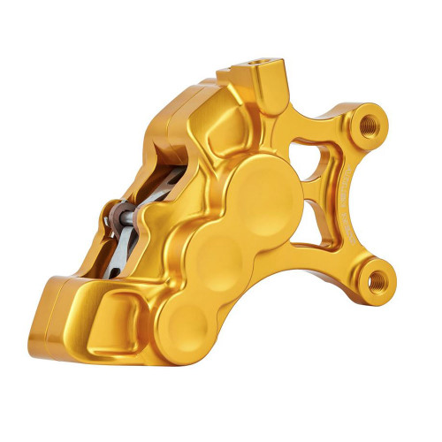 PartzBiz HD: 3486733-Arlen Ness 6 Piston Bore Caliper Gold Front Right 11.8” Harley Big Twin XL 06-21