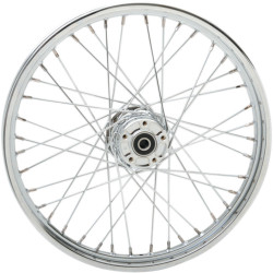 PartzBiz HD 0203-0528 - Chrome 21‚ x 2.15‚” 40 ก้านล้อหน้า Harley Softail Wide Glide 2000-2006
