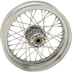 PartzBiz HD 0204-0523 - Chrome 17‚ x 4.5‚” ขอบล้อหลัง 40 ซี่ Harley Dyna FXD FLD 2008-2017 W/O ABS