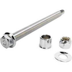 PartzBiz HD 0214-0951 - Chrome Axle Kit Package Front 10” 3/4” Harley Softail Springer 00-06 Twin Cam PartzBiz HD 0214-0951 - Chrome Axle Kit Package Front 10” 3/4” Harley Softail Springer 00-06 Twin Cam