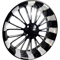 PartzBiz HD 0318550-117E-TR - RC Components Machined Black Dynasty 18 x 5.50 ล้อหลัง 2009+ Harley Trike