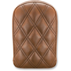 PartzBiz HD 051345 - Saddlemen Brown Lattice Stitched Sissy Bar Pad Roadsofa 10‚” x 8‚” Harley