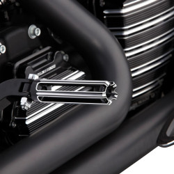 PartzBiz HD 06-114 - หมุดเท้า Arlen Ness 10 Gauge พักเท้าผู้โดยสาร Billet สีดำ Harley PartzBiz HD 06-114 - หมุดเท้า Arlen Ness 10 Gauge พักเท้าผู้โดยสาร Billet สีดำ Harley