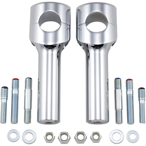 PartzBiz HD: 3472758-Chrome 6” Big Buffalo 1 1/2” Handlebar Riser Top Clamp Harley Softail Touring PartzBiz HD: 3472758-Chrome 6” Big Buffalo 1 1/2” Handlebar Riser Top Clamp Harley Softail Touring