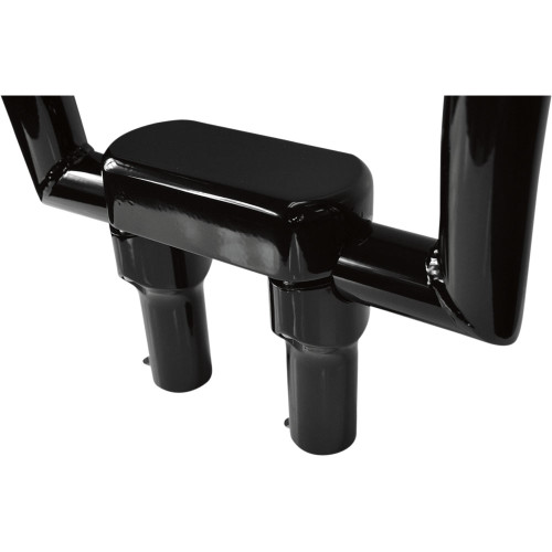 PartzBiz HD: 3472865-Gloss Black 4” Straight Risers 1 1/2 Handlebar Top Clamp Harley Softail Touring PartzBiz HD: 3472865-Gloss Black 4” Straight Risers 1 1/2 Handlebar Top Clamp Harley Softail Touring