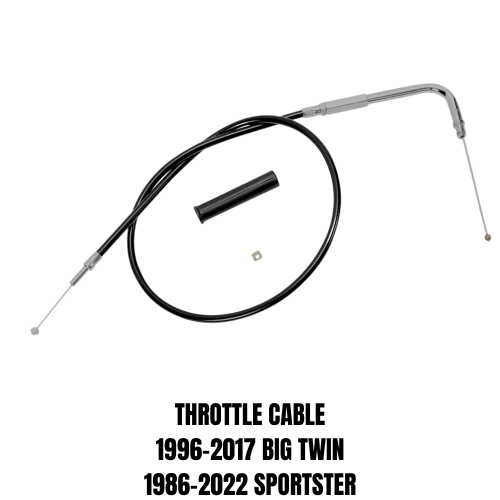 PartzBiz HD: 3473570-Black Vinyl Throttle Cable 26 1/2” Stock OEM 56432-98 Harley Softail FXS 99-13 PartzBiz HD: 3473570-Black Vinyl Throttle Cable 26 1/2” Stock OEM 56432-98 Harley Softail FXS 99-13